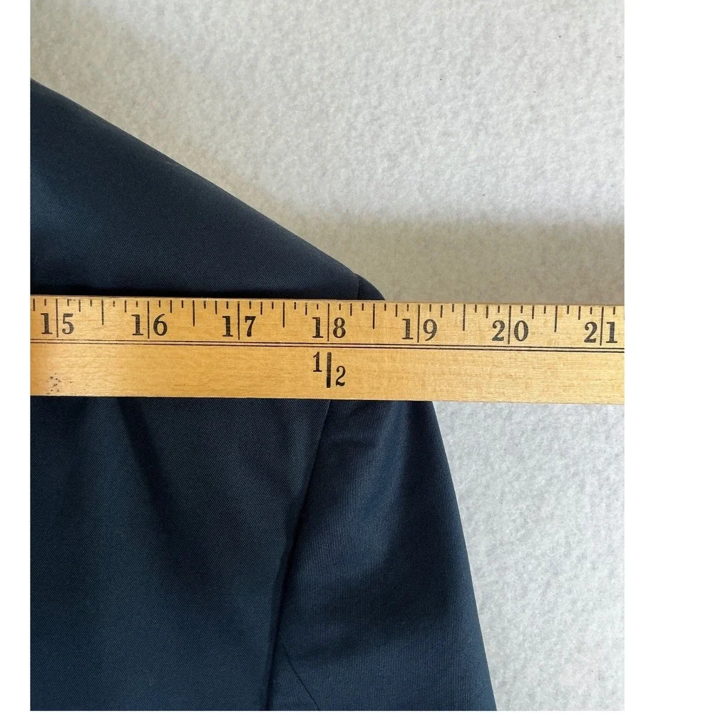 Marc Jacobs Blazer Mens 52 Navy Blue 100% Cotton Made in Italy MUQ007A